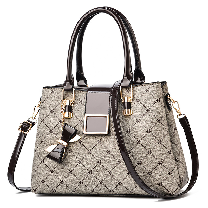 Premium Women’s Monogram Handbag – Elegant Floral Pattern Satchel & Shoulder Bag Prime 125 - Image 6